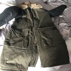 Forever 21 longline jacket